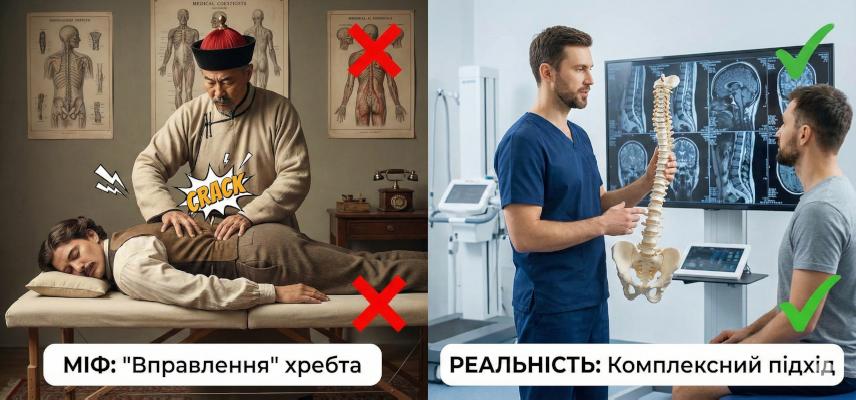 Зміщення хребців та дисків: міфи та реальність. Чи можна 